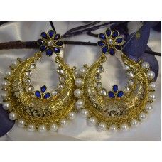 High Ended Designer Earrings in Antique Gold base